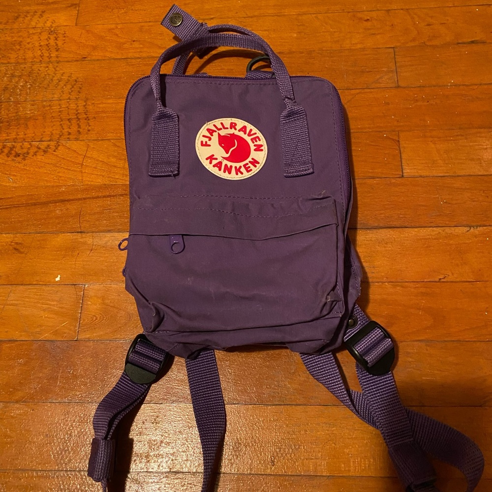 Fjallraven Purple Backpack - Mini - Picture 2 of 4